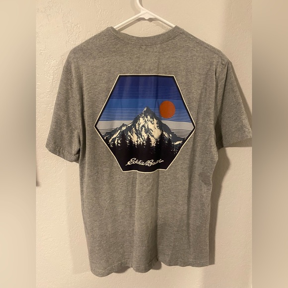 Eddie Bauer Gray Shirt Men’s Medium - Picture 2 of 3